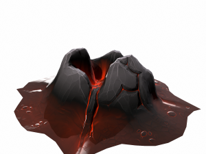 mountain stylized - pbr 3Dモデル