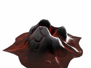 mountain stylized - pbr 3Dモデル