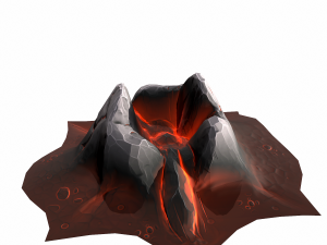 mountain stylized - pbr 3Dモデル