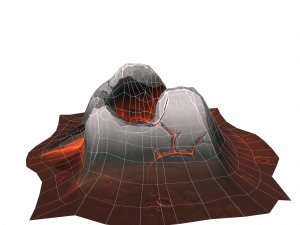 mountain stylized - pbr 3Dモデル
