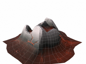 mountain stylized - pbr 3Dモデル