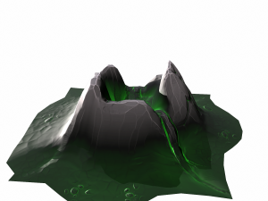 mountain stylized - pbr 3Dモデル