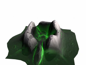 mountain stylized - pbr 3D Model