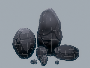rocks stylized - pbr 3D 모델