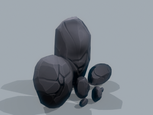 rocks stylized - pbr 3D 모델