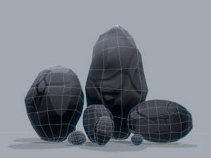 rocks stylized - pbr 3D 모델