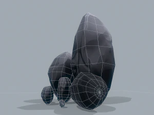 rocks stylized - pbr 3D Model