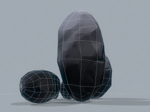 rocks stylized - pbr 3D Model