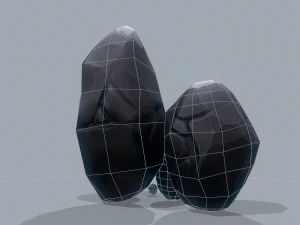 rocks stylized - pbr 3D Model