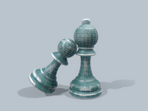 Chess pieces - pbr 3D Model