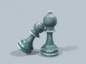 Chess pieces - pbr 3D Model
