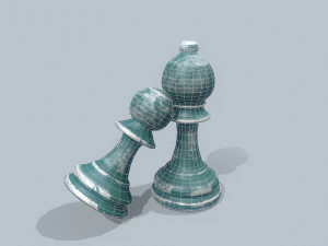 Chess pieces - pbr 3D Model