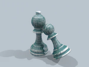 Chess pieces - pbr 3D Model