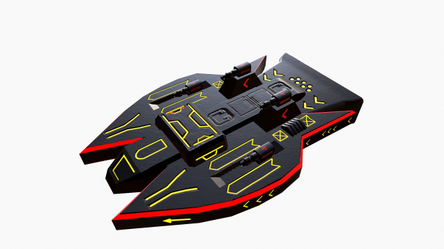 space force red - pbr 3D Model .c4d .max .obj .3ds .fbx .stl .blend 