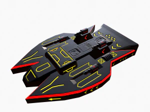 스페이스 포스 레드 - PBR 3D 모델