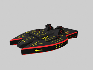 space force red - pbr 3D Model