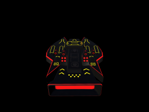 space force red - pbr 3D Model