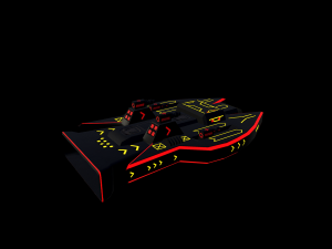 space force red - pbr 3D Model