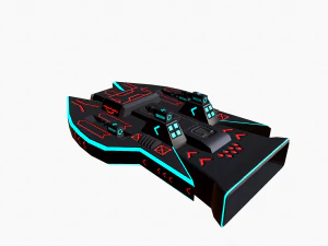space force blue - pbr 3D Model