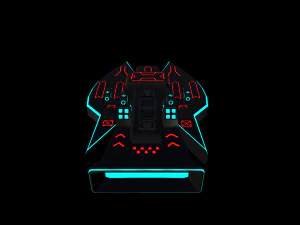 space force blue - pbr 3D Model