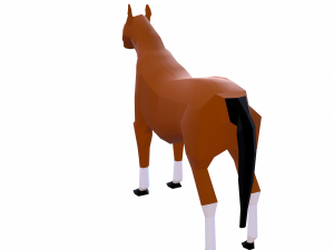 horse cartoon Modelo 3D