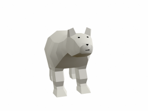 bear cartoon 3D Модель