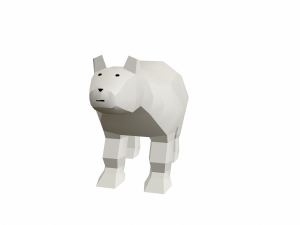 bear cartoon 3D Модель
