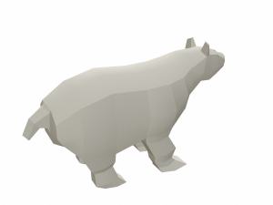 bear cartoon 3D Модель