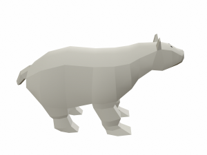 bear cartoon 3D Модель
