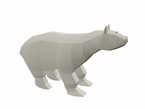 bear cartoon 3D Модель
