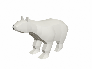 bear cartoon 3D Модель