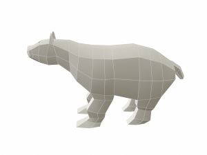 bear cartoon 3D Модель
