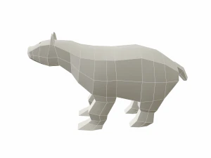 bear cartoon 3D Model