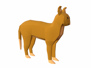 Cat cartoon 3D Model