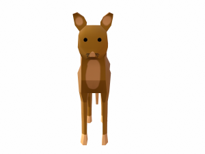 Cat cartoon 3D Model