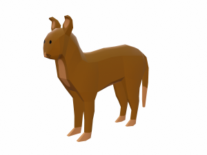 Cat cartoon 3D Model
