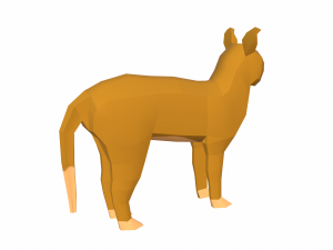 Cat cartoon 3D Model