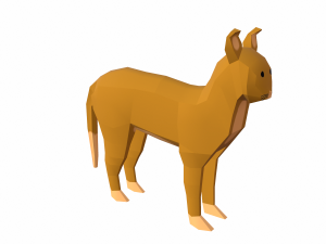 Cat cartoon 3D Model