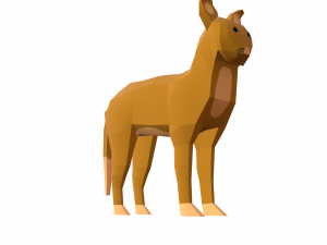 Cat cartoon 3D Model