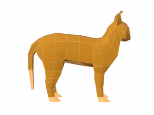 Cat cartoon 3D Model