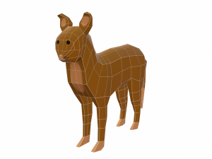 Cat cartoon 3D Model