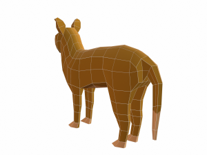 Cat cartoon 3D Model