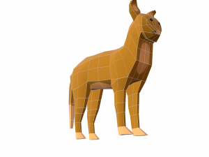 Cat cartoon 3D Model