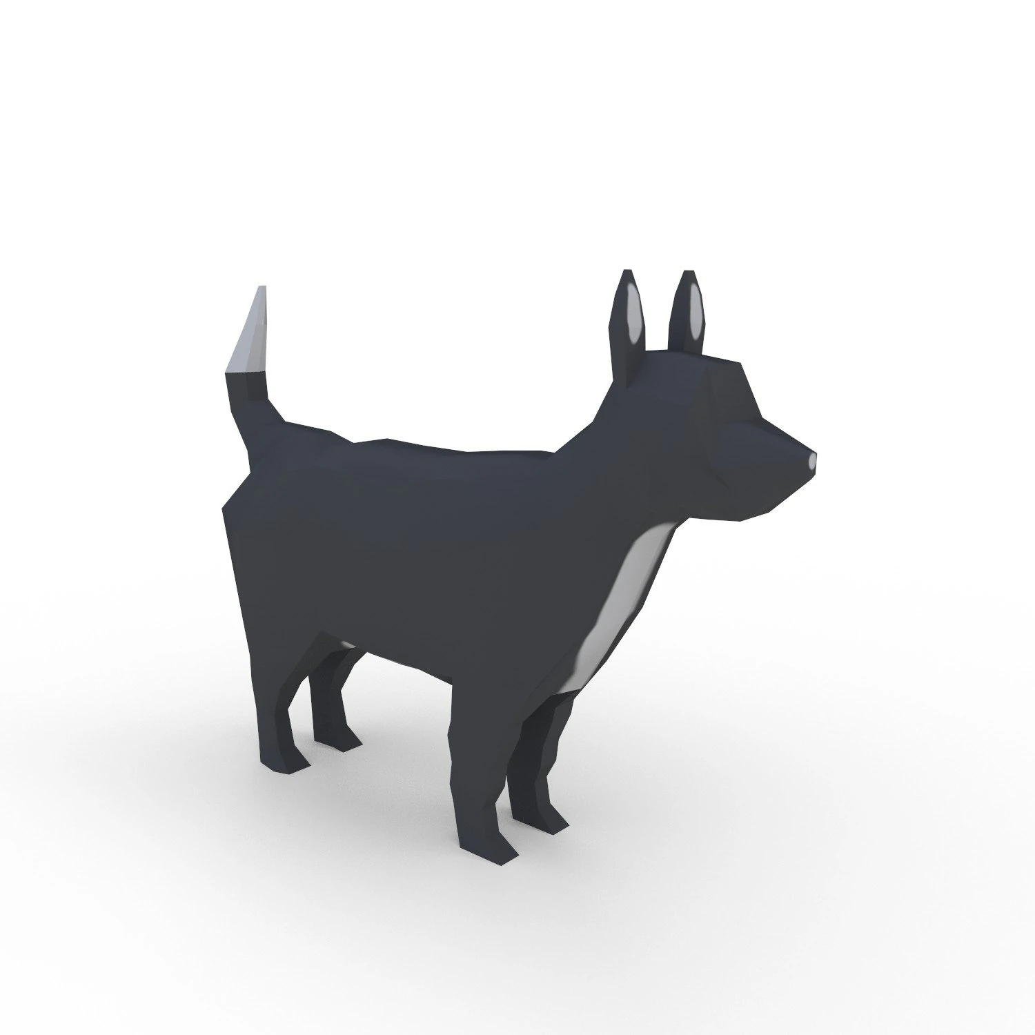 dog cartoon 3D Model .c4d .max .obj .3ds .fbx .stl .blend 