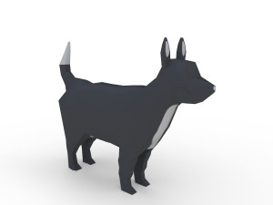 dog cartoon 3D Model