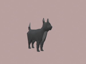 dog cartoon Modelo 3D