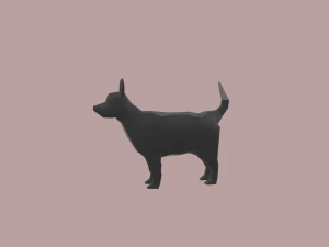 dog cartoon 3D Model