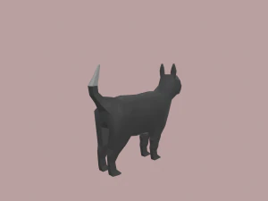 dog cartoon 3D Model