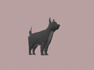 dog cartoon 3D Model