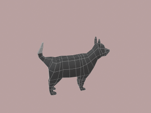 dog cartoon Modelo 3D